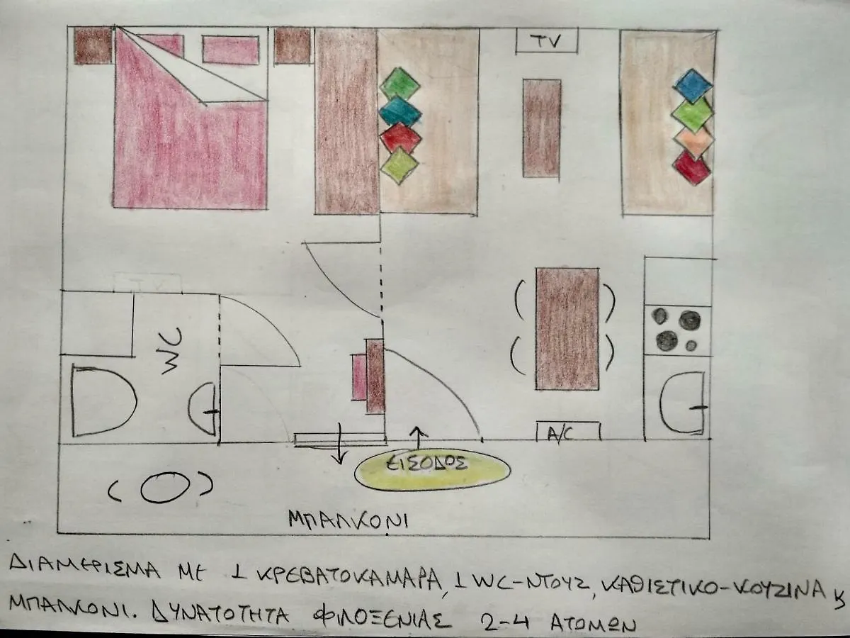 Apartmán Possidi Kouslaka